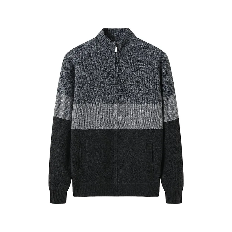 Men's Color Block Cardigan